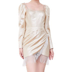 Syre Puff Sleeve Mini Dress