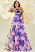 Isabe One Neck Print Maxi Dress