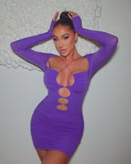 Enigmatic Charm Cut Out Mini Dress