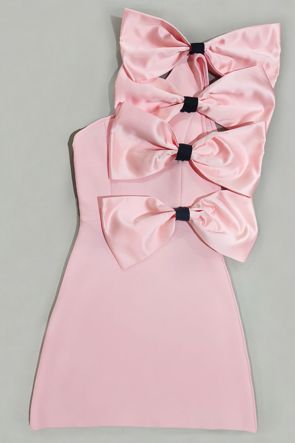 Rila Barbie Pink Big Bow Mini Dress