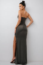 Thelonious Sheath Fishtail Maxi Dress
