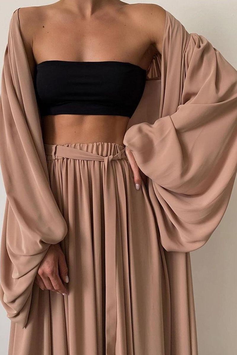 Sexy 3-piece loose suit
