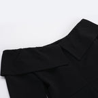 Barbara 2.0 Off Shoulder Mini dress Black
