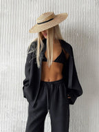 Oversized Long Sleeve Blouse
