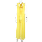 Canaria Maxi Dress Yellow