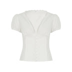 Lillith Lace Puff Sleeve Top