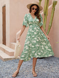 Belinda Elevated Women's Floral a Line Dress Evening Wear Edit