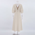 Gemini Rising Dress Off White