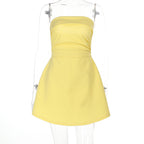 Tansy Mini Dress Yellow
