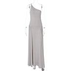 Kamoni One-Shoulder Ruched Maxi Dress