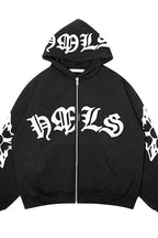Foam Zipper Hoodie