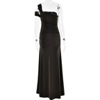 Elara Maxi Dress Brown
