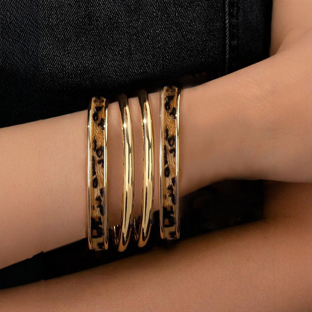 Sweet Cool Leopard Print Smooth Bracelet