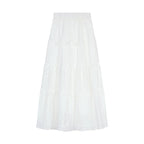 Aaralyn Tiered Lace Midi Skirt