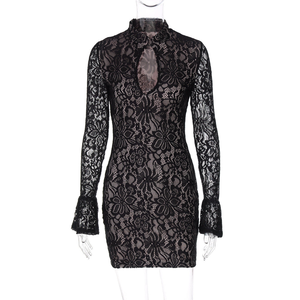 Riley Lace Bodycon Midi Dress