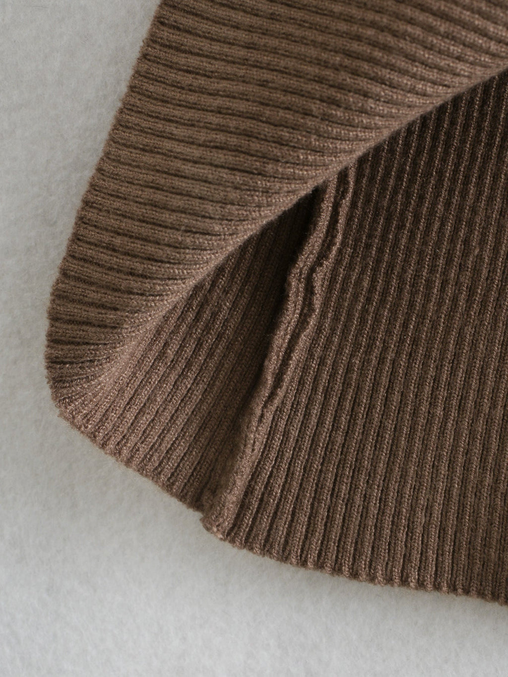 Caleb Ribbed Knit Midi Dress Caramel FINAL