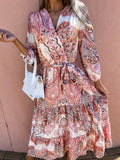 Katerina Printed Tiered Midi Dress FINAL