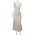 Design Shiny Camisole Socialite Slim Hip Dress