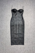Benja Sheath Wrap Midi Dress