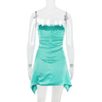 Cassio Mini Dress Blue