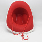 Red Faux Fur Cowboy Hat
