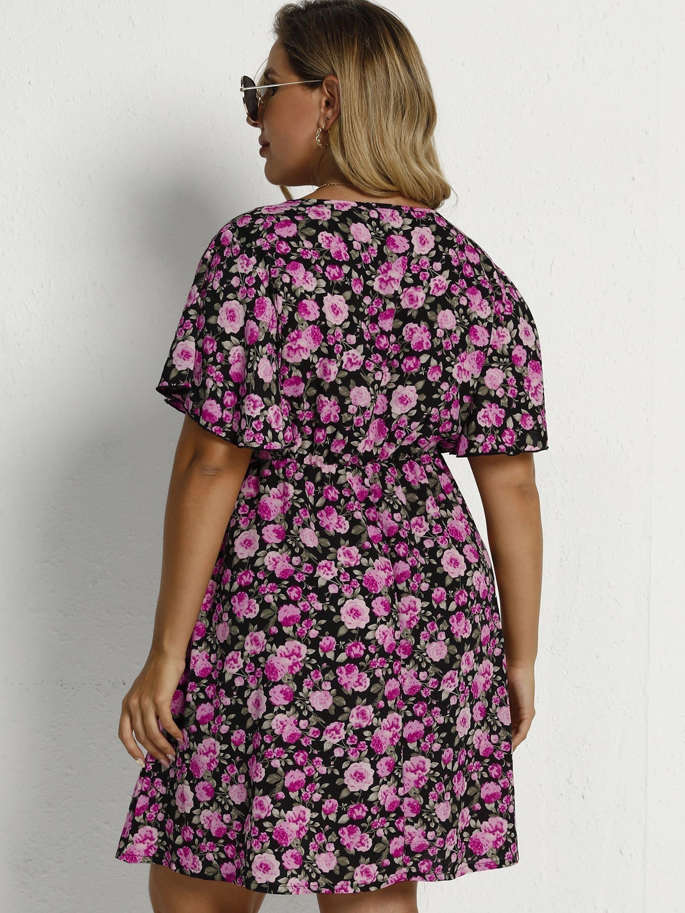 Sutton Printed Tie Dress FINAL
