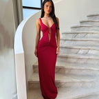 Howey Maxi Dress Maroon