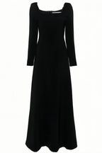 Amai Solid Colour A-line Maxi Dress