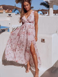 Dong Chiffon Floral Print Casual Dress