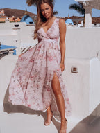 Dong Chiffon Floral Print Casual Dress