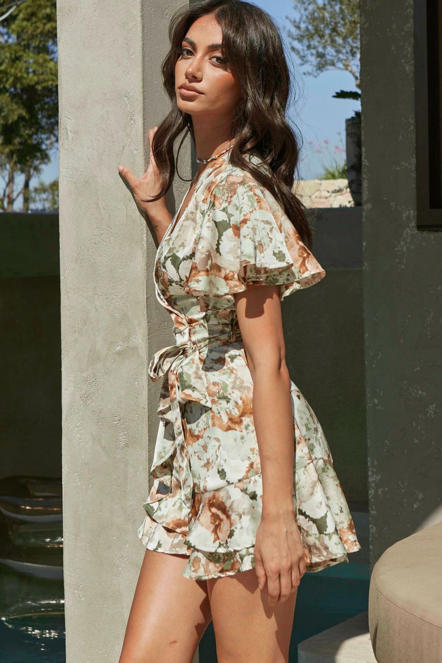 But Better Floral Satin Wrap Dress FINAL