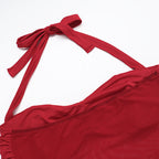 Raze Halter Dress Red
