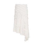 Bryn Ruffle Asymmetric Maxi Skirt