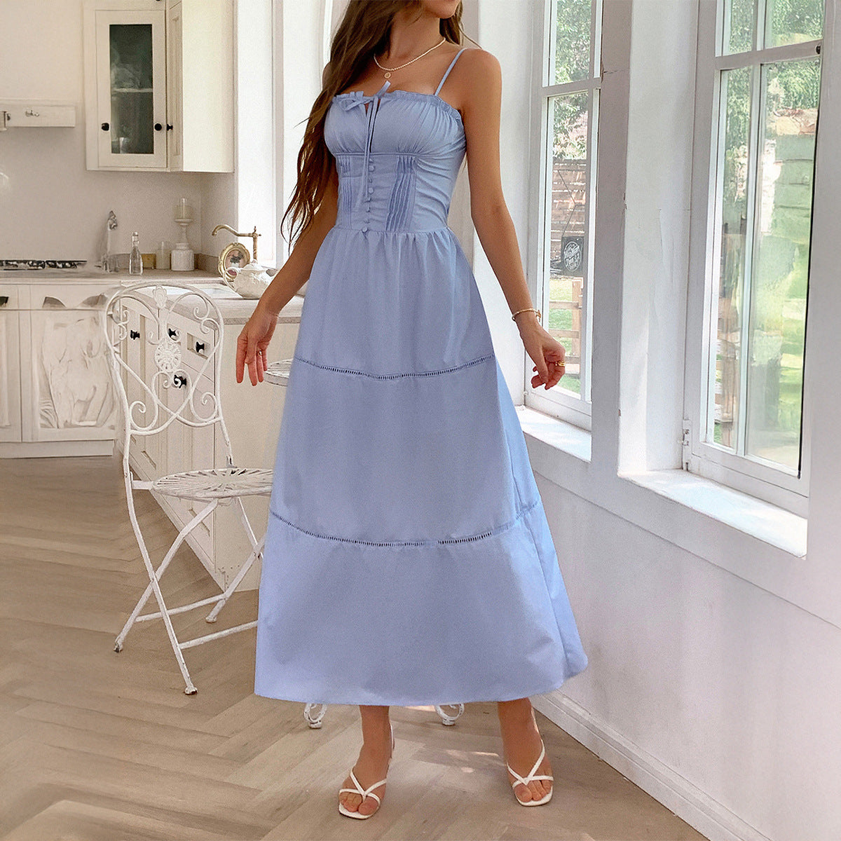 Casual Vacation Sling Advanced Maxi Dress Women Clothing Spring Summer