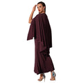 Embroidered Dress V Neck Batwing Sleeve Dress Urban Dress