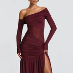 Zidane Maxi Dress Maroon