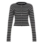 Jamari Striped Cardigan Short Set