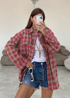 Plaid Casual Overshirt