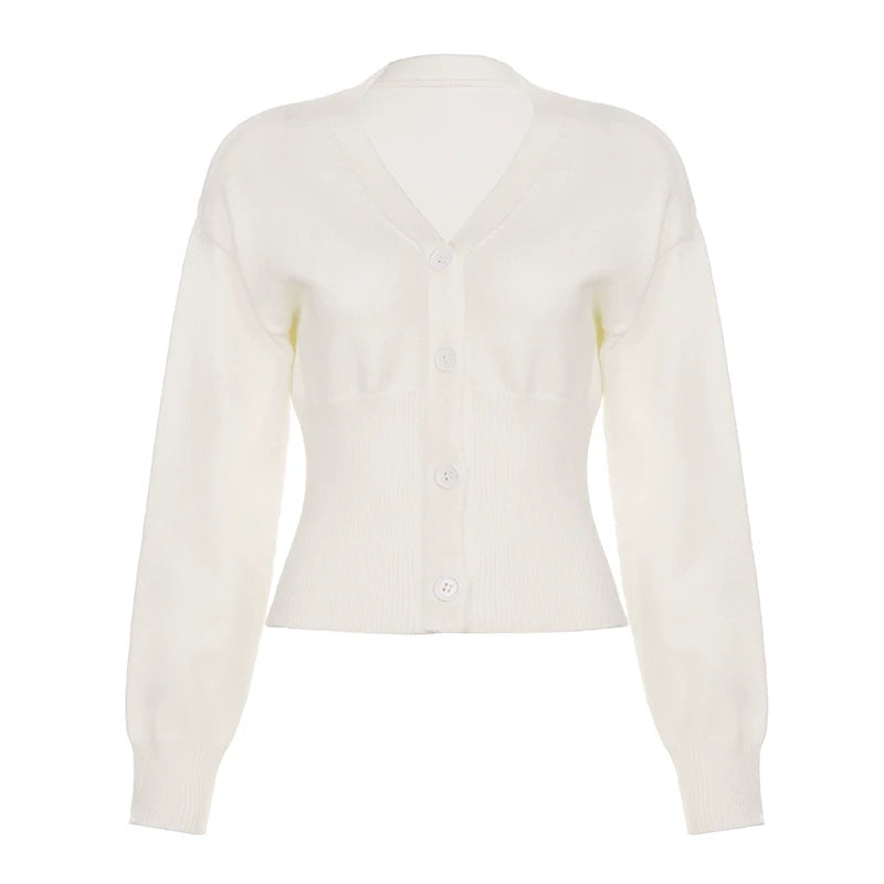 Micah Cropped Button-Up Cardigan