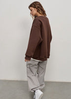 Oversized Navy Sweatshirt - Effortless Cool