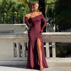 Zidane Maxi Dress Maroon