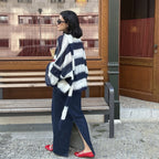 Classic Casual Striped Cardigan