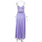 Wisteria Midi Dress Purple