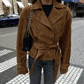 Hareem Suede Double-Breasted Jacket