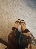 Sila Rhinestone Vintage Sandals