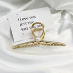 Premium Gold Silver Metallic Hair Claw