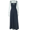 Mid Length Corset Elegant Slit Lace up Casual Dress