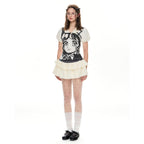 Anime-Inspired Polo & Pleated Skirt Set