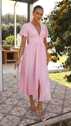 Lyara Midi Dress Pink