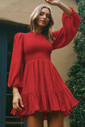 Starts With Love Smocked Dress Rose FINAL